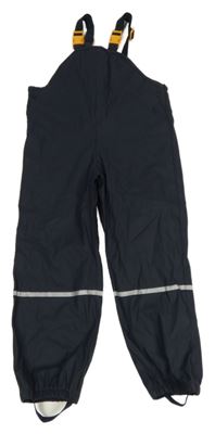 Tmavomodré voděodolné laclové kalhoty Lupilu