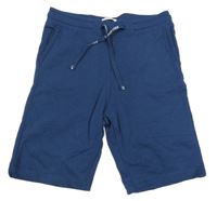 Tmavomodré teplákové kraťasy Tom Tailor