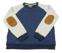 Tmavomodro-šedá mikina Primark