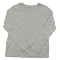 Světlešedé melírované triko H&M