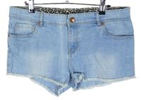 Dámské světlemodré riflové kraťasy Denim 