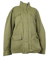 Dámská khaki šusťáková podzimní bunda M&S