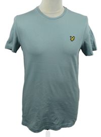 Pánské světlemodré tričko s logem Lyle&Scott 