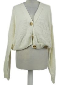 Dámský smetanový propínací crop svetr I saw it first 