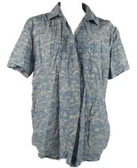 Pánská modro-bílá košile s palmami Mountain Warehouse 