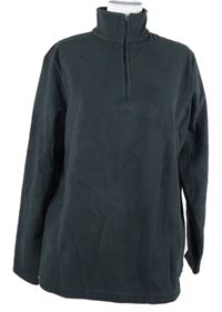 Dámská tmavošedá fleecová mikina Land´s End 