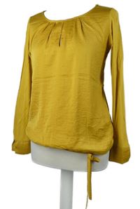 Dámská okrová balonová halenka S. Oliver 