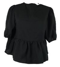 Dámská černá peplum halenka Shein 