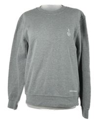 Pánská šedá mikina s logem Clique 