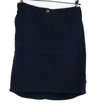 Dámská tmavomodrá lněná sukně Next 