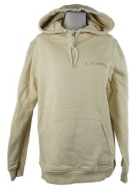Pánská béžová mikina s kapucí 