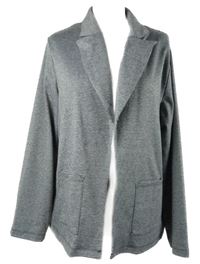 Dámský černo-bílý vzorovaný sakový cardigán TU 