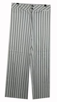 Dámské bílo-černé pruhované volné kalhoty Hauber 