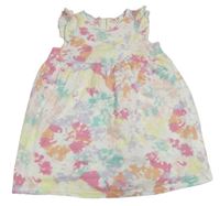 Bílo-barevné bavlněné šaty H&M