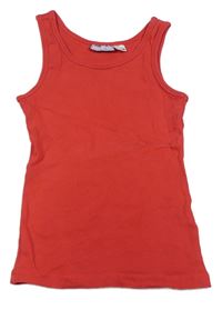 Červený žebrovaný top Pepperts