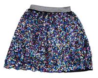 Barevná flitrovaná sukně George