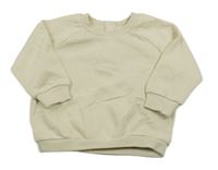 Béžová mikina s výšivkou Matalan