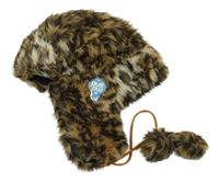 Nové - Béžovo-hnědá kožešinová beranice 