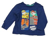 Tmavomodré triko s Paw Patrol Nickelodeon