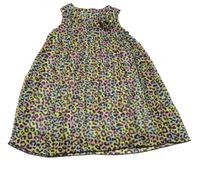 Barevné plisované šifonové s flíčky 