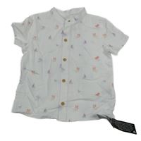 Nová - Bílá košile s loděmi Dunnes stores