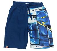 Tamvomodro-bílé plážové kraťasy - Lego Ninjago 