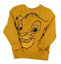 Hořčicová mikina se Simbou Disney + George 