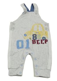 Světlešedé laclové tepláky s autem Next