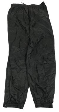 Černé šusťákové nepromokavé funkční kalhoty McKinley