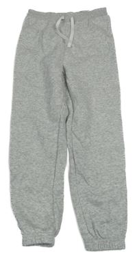 Světlešedé cuff tepláky H&M