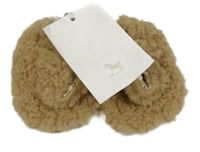 Nové - Béžové huňaté capáčky 