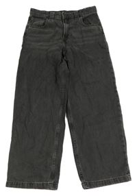 Tmavošedé baggy waist rifle H&M