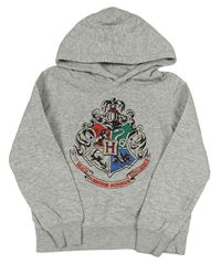 Šedá melírovaná mikina Harry Potter s kapucí H&M