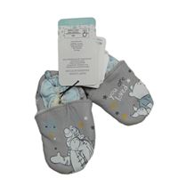 Nové - Fialovošedé kožené capáčky s medvídkem Pú Disney vel. 21