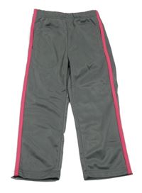 Šedé sportovní tepláky s růžovými pruhy Disney 