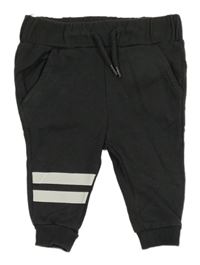 Tmavošedé tepláky s proužky C&A