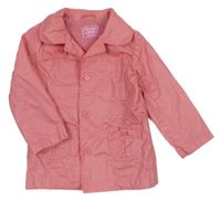 Růžová nepromokavá jarní bunda 