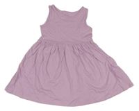 Lila bavlněné šaty F&F