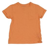 Oranžové tričko s kapsou Primark
