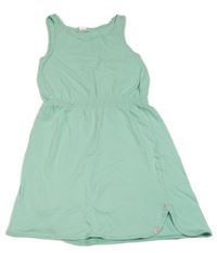 Světlezelené bavlněné šaty H&M