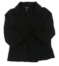 Černý vzorovaný cardigan s límečkem New Look
