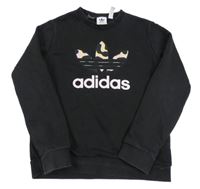 Černá mikina Adidas