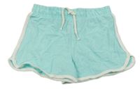 Pomněnkovo-bílé kraťasy Tu