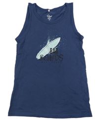 Tmavomodré tílko se surfem POCOPIANO