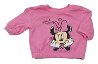 Růžová mikina s Minnie PRIMARK