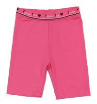 Neonově růžové sportovní elastické kraťasy Dopodopo