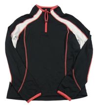 Černo-bílá sportovní funkční mikina IcePeak