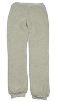 Krémové chlupaté tepláky Y.F.K.