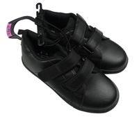 Nové - Černé koženkové botasky zn. F&F vel. 31