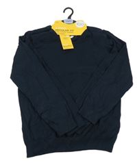 Nové - 2x tmavomodrý svetr M&S